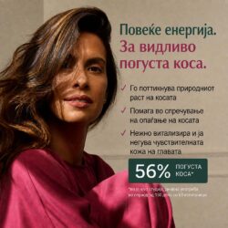 Енергетски шампон против опаѓање и побелување на коса, за нега на тенка и слаба коса и витален раст на косата - Image 2