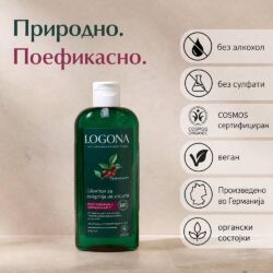 Енергетски шампон против опаѓање и побелување на коса, за нега на тенка и слаба коса и витален раст на косата - Image 4