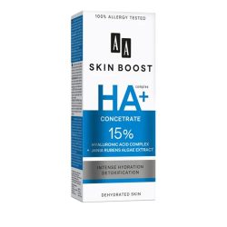 AA SKIN BOOST HA+ - Концентрат 15% комплекс на хијалуронска киселина + екстракт од алга „Jania Rubens“