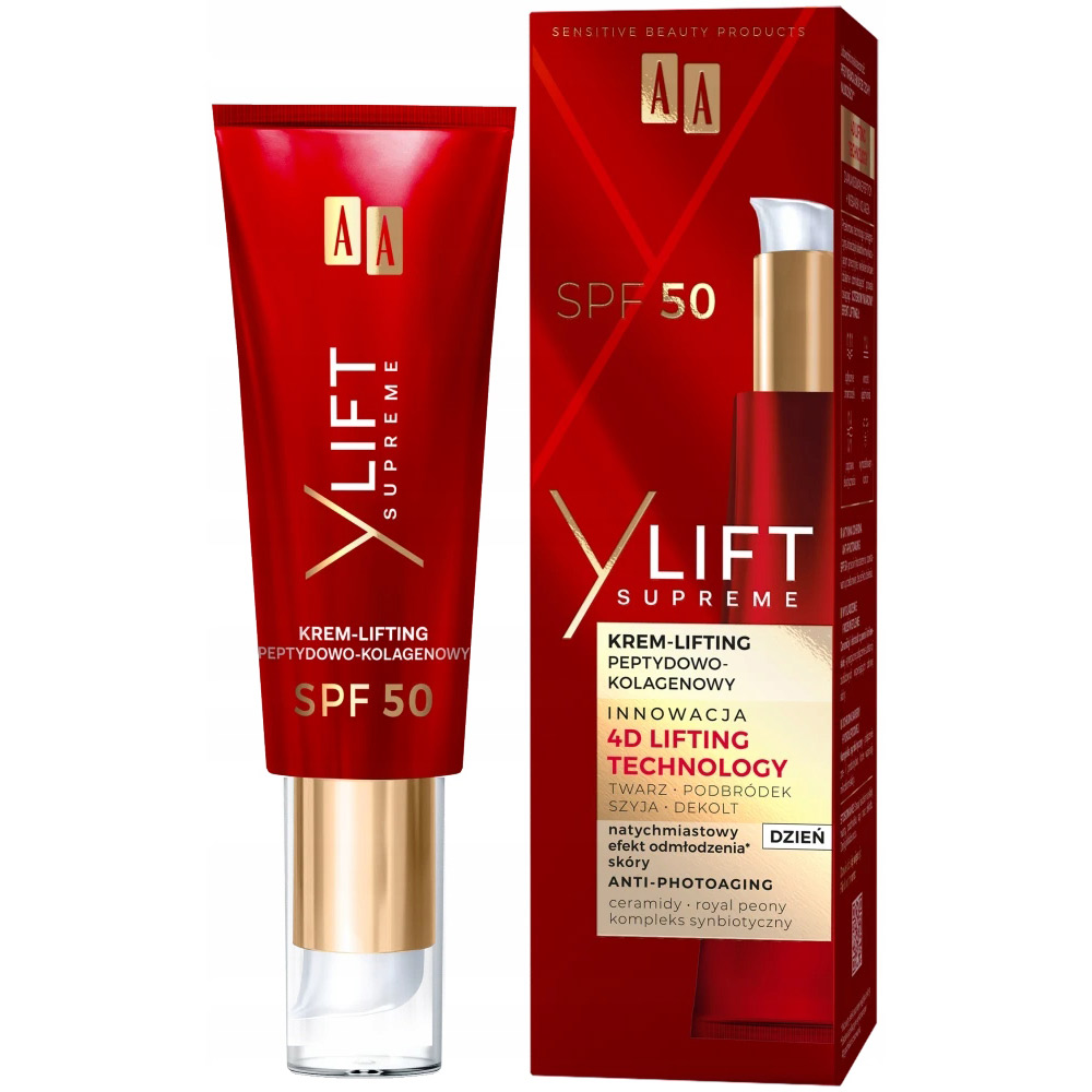 AA Y LIFT–Лифтинг крема со пептиди и колаген SPF 50