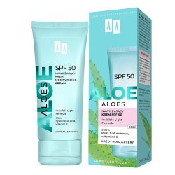 AA Aloe–Хидратантна крема за лице со заштитен фактор SPF50