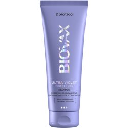 BIOVAX - Ултра виолетов шампон за руса и седа коса, интензивна регенерација и тонирање на бојата