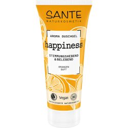 HAPPINESS гел за туширање со органски портокал и манго